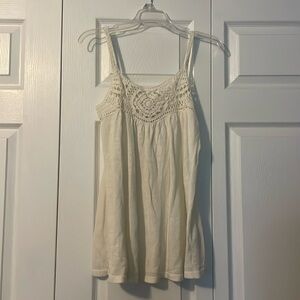 Banana Republic cream tank top